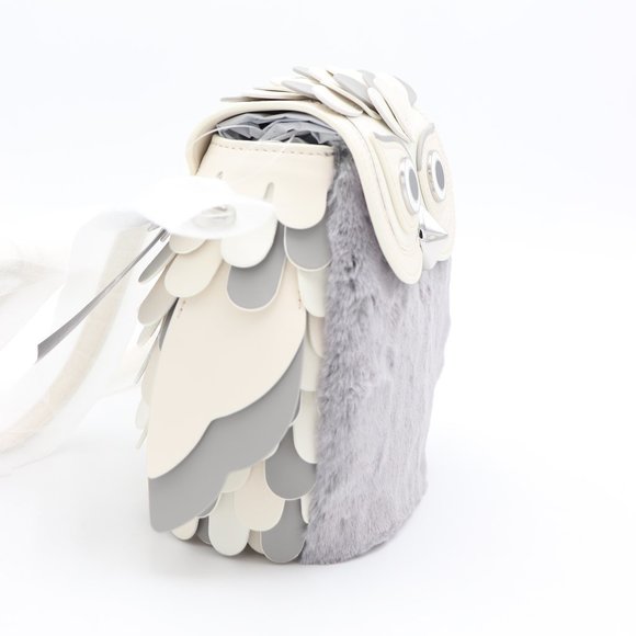 NWT Kate Spade Hoot Gray 3D Owl Crossbody Bag (New) Beautiful! - Picture 2 of 7